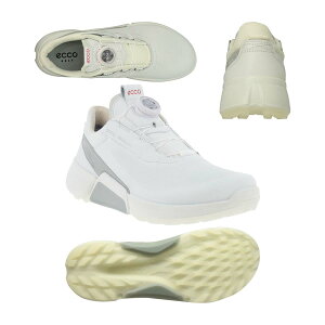 エコー(ecco) ゴルフシューズ レディース BIOM H4 Boa スパイクレス 108613 (54322)ホワイト/コンクリート