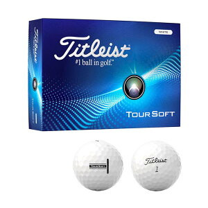 タイトリスト(Titleist) TOUR SOFT ボール ホワイト 1ダース 2024