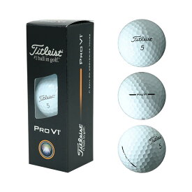 タイトリスト（Titleist） Pro V1 ボール (ハイナンバー) ホワイト 1スリーブ(3個入) 2025