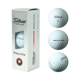タイトリスト Titleist Pro V1x ボール (ハイナンバー) ホワイト 1スリーブ (3個入) 2025