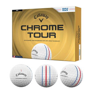 �L�����E�F�C Callaway CHROME TOUR �g���v���E�g���b�N �{�[�� �z���C�g 1�_�[�X 2026