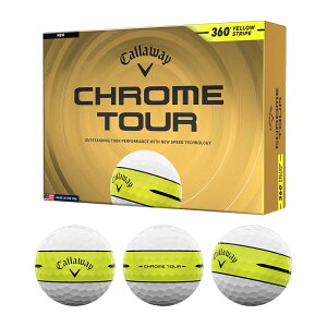 �L�����E�F�C Callaway CHROME TOUR 360 �X�g���C�v �{�[�� �C�G���[ 1�_�[�X 2026