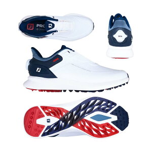 �t�b�g�W���C FOOTJOY �v��SL Boa �X�p�C�N���X�V���[�Y 56955 �z���C�g/�u���[ 2026