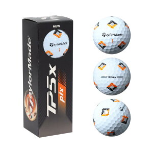 �e�[���[���C�h TaylorMade TP5x PIX �{�[�� �z���C�g 1�X���[�u (3��) 2026