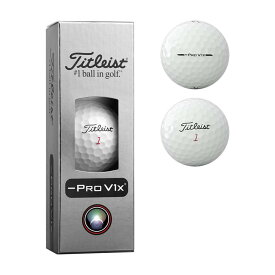 タイトリスト Titleist Pro V1x LEFT DASH ボール ホワイト 1スリーブ(3個入) 2026
