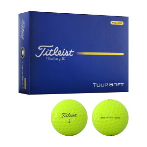 �^�C�g���X�g Titleist TOUR SOFT �{�[�� �C�G���[ 1�_�[�X 2026
