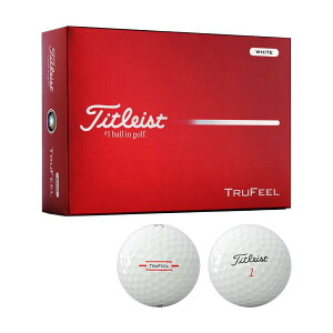 �^�C�g���X�g Titleist TRUFEEL �{�[�� �z���C�g 1�_�[�X 2026