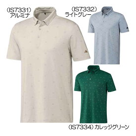 アディダス（Adidas） GO-TO モノグラムシャツ JMS65 メンズゴルフウェア 2024春夏