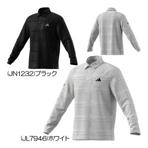 アディダス(Adidas) モノグラム長袖ポロシャツ JVV03 メンズウェア 25 秋冬モデル