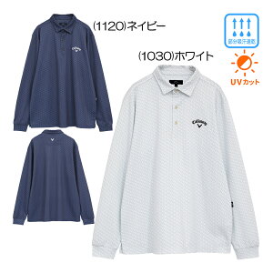 キャロウェイ(Callaway) ロゴプリントオニカノコ長袖シャツ C25233107 メンズウェア 25 秋冬モデル