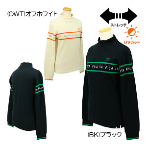 フィラ(FILA) 裏起毛長袖モックネックシャツ 795-502 レディースウェア 25 秋冬モデル