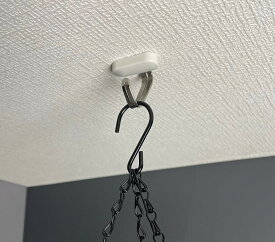 【メーカー直販】 天井用 石膏ボード フック マジッククロス8 Jフック・セミトライアングルダブルメッキ 耐荷重5kg 壁穴小さい 壁掛け インテリア 賃貸 壁紙 吊り下げ【日軽産業】