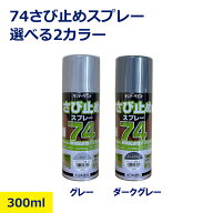 74 さび止めスプレー サンデーペイント 錆止め サビ止め 1種 規格 JIS 5674 赤サビ グレー 鉄部 下塗り …