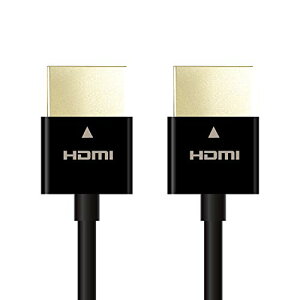 �G���R�� HDMI �P�[�u�� 1.5m 4K × 2K�Ή� �E���g���X���� �u���b�N CAC-HD14US15BK �����@����