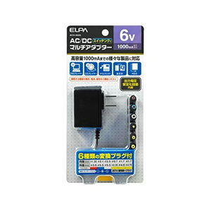 Gp (ELPA) AC-DC}`A_v^[ ϊA_v^ AC100V 50/60Hz io:DC6V/1000mA 1. @