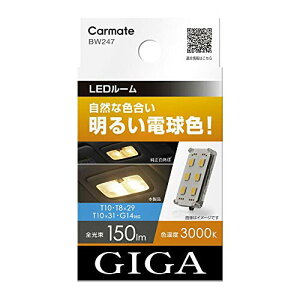 J[Cg GIGA ԗp LED[v 3000K y RȐF 邢dF z T10 T8×29 T10×31 G1 @