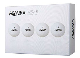 本間ゴルフ ゴルフボール New D1 BT-1801 ホワイト 送料　無料