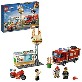 レゴ(LEGO) シティ ハンバーガーショップの火事 60214 ブロック おもちゃ 男の子 車 送料　無料