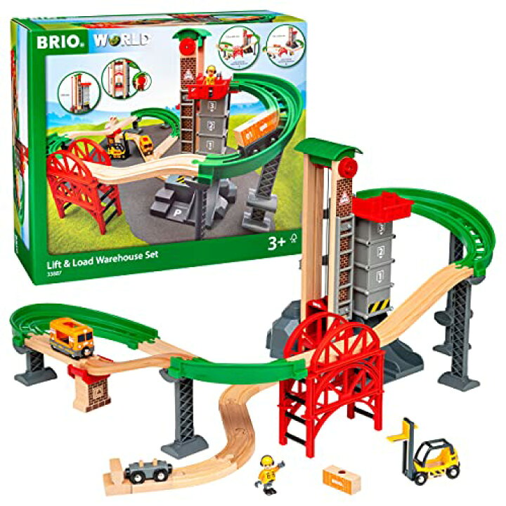 楽天市場】BRIO (ブリオ) WORLD ウェアハウスレールセット 対象年齢 3 