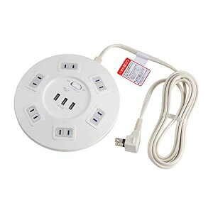 Gp (ELPA) ϗی`USB^bv d^bv R[h 100V 2m 6 USB|[g3 WLS-LS602RU @
