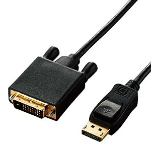 �G���R�� �ϊ��P�[�u�� DisplayPort DVI 1.0m �u���b�N CAC-DPDVI10BK �����@����