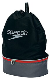 Speedo(スピード) バッグ スイムバッグ 水泳 ユニセックス SD95B04 ブラック/グレイ ONESIZE 送料　無料