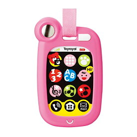 トイローヤル おでかけスマートホン ( ピンク ) 赤ちゃん用スマホ ( 音の出るおもちゃ / 光るおもちゃ ) 持ち運び 知育玩具 送料　無料