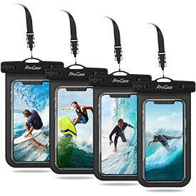 4個セット防水ケース IPX8認定 携帯電話用ドライバッグ 最大7.0”スマホに対応可能 適用端末：iPhone 14 13 Mini Pro