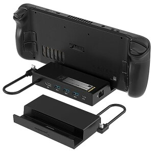 ドッキングステーション、Steam Deck対応、M.2 SSDスロット付き7in1 Steam Deckドック、HDMI 2.0 4K@60