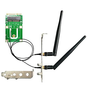 Mini PCIe to M.2 E Key WiFi A_v^[AM.2 WiFi W[pA3.5 dBi SMA Aeit