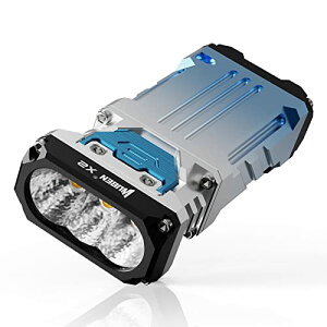 X2 懐中電灯 1800ルーメン、TypeC USB led 強力 充電式 、6モード IP68防水 ledライト 充電式、携帯電話サイズの