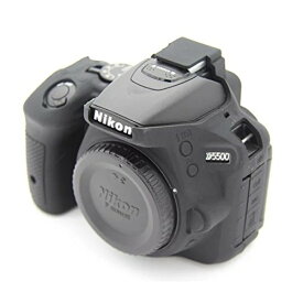 NIKON デジタル一眼レフカメラ D5500 D5600専用 シリコンカバー カメラケース カメラカバー ブラック