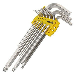 ベッセルVESSEL 六角棒 ボールポイント L型レンチ 9本組 8309BP