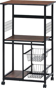 �����W�� �L�b�`�����b�N ��60×���s46×����103.5cm �u���b�N �u���E�� �X���C�h�I ���[ �����W���S�� �L���X�^�[�t�� 14638