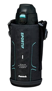 ピーコック魔法瓶工業Thepeacock ピーコック 水筒 800ml 保冷 真空断熱構造 ワンタッチ 直飲み ポーチ付 本体丸洗いOK ステン