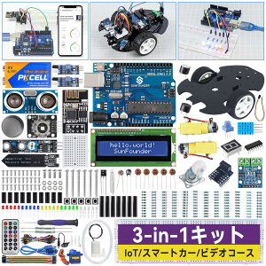 3 in 1 o/�X�}�[�g�J�[/���[�j���O �X�^�[�^�[ �L�b�g���ɔ� Arduino DE��Scratch�ɑΉ��A���{��̃I�����C���`���[�g��