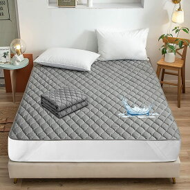 Mafudoxi 防水 敷きパッド シングル 防水パッド ベッドパッド 敷パッド マットレスパッド ベッドシーツ ベッドマット 敷きカバー マッ