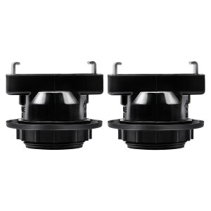 引っ掛けシーリング用 電球ソケット E6口金対応 ランプソケット 角型引掛シーリングアダプター 工事不要 取り付け簡単 ブラック 個入