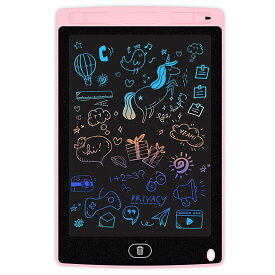 電子パッド 電子メモ帳 デジタルメモ 8.5インチ カラフル書き 削除ロック機能搭載 電池交換可能 CD液晶画面 磁石電子黒板 お絵かき 計算