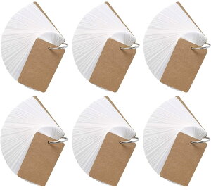 単語帳 暗記カード 大きめ 600枚 単語カード リング 英語 中学 暗記帳 ブラウン