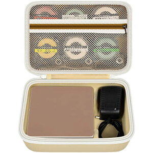 に適用するキングジム ラベルプリンタ「テプラ」PRO SRMK1 & ACアダプタ テプラPRO AC1116 保護収納ケース。てぷらー本体ラベ