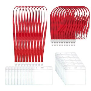 ネームホルダー カードホルダー 名札ホルダー 首掛け ネックストラップ名札 スタッフ 社員証 名刺 展示会 パス ソフトケース 入れ 防水 透