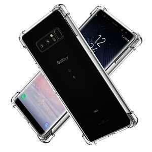 �Ή� Galaxy Note 8 CV37 C01K �P�[�X �N���A �P�[�X GalaxyNote 8 �J�o�[ PU Galaxy Note8