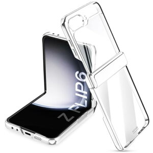 Galaxy Z Flip6 �P�[�X �N���A �o�l�^�q���W�ی� amg �M�����N�V�[ Z Flip6 / C54E �d�C���b�L�o���p�[ �J�o�[