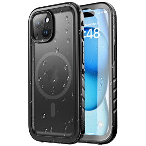 iPhone 15 p hP[X Sh P68h }Olbg MagafeΉ h ho ϏՌ 360°Sʕی Q[d