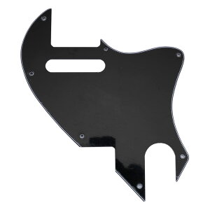 Pro 7穴 テレキャスターピックガードFend FHole Hybrid ele エレキギター用、ブラック3P