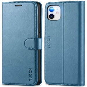TUCCH iPhone 11 �Ή� �P�[�X �蒠�^ iPhone 11 �P�[�X �J�[�h���[ �X�^���h�@�\ ����PU����P�[�X �}�O�l�b�g RF