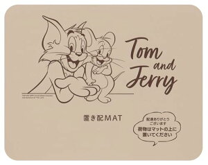 スケーターSkat 置き配マット 荷物汚れ防止 トムとジェリー 46c×36c×厚み0.3c ZOM1