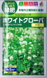 タキイ種苗　緑肥用　ホワイトクローバ　60ml 」【郵送対応】