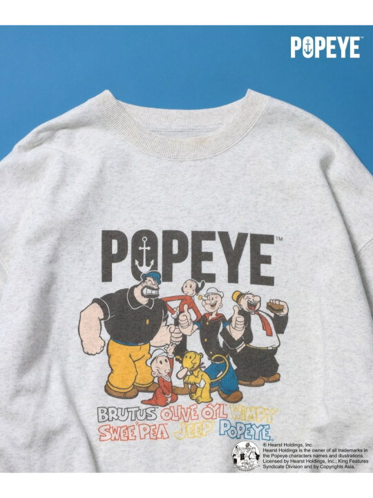 楽天市場】【SALE／50%OFF】【POPEYE(TM)】CHARACTER PRINT SWEATSHIRT 